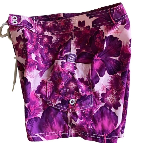 BILLABONG Floral Youth Board Shorts Size 1 (Small) - Picture 2 of 6